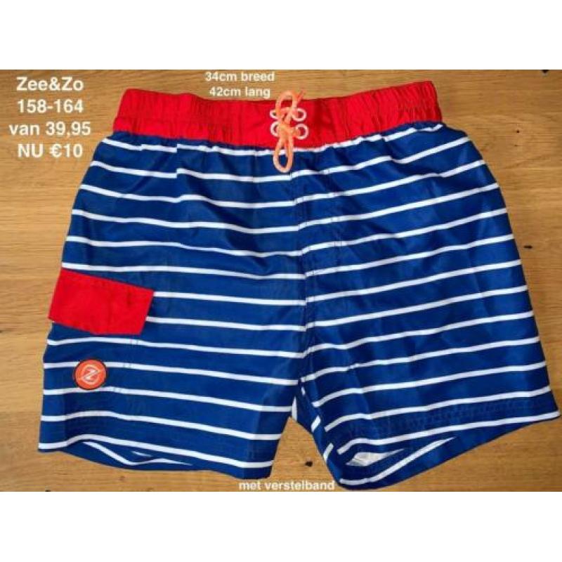 Zwembroek, short 158-164 Zee&Zo NIEUW