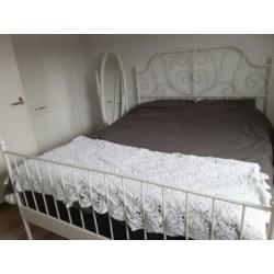 Ikea leirvik bed spijlenbed 160x200 landelijk brocant