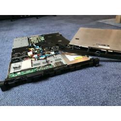 DELL R410 II server incl. iDRAC/rackrails/frontbezel