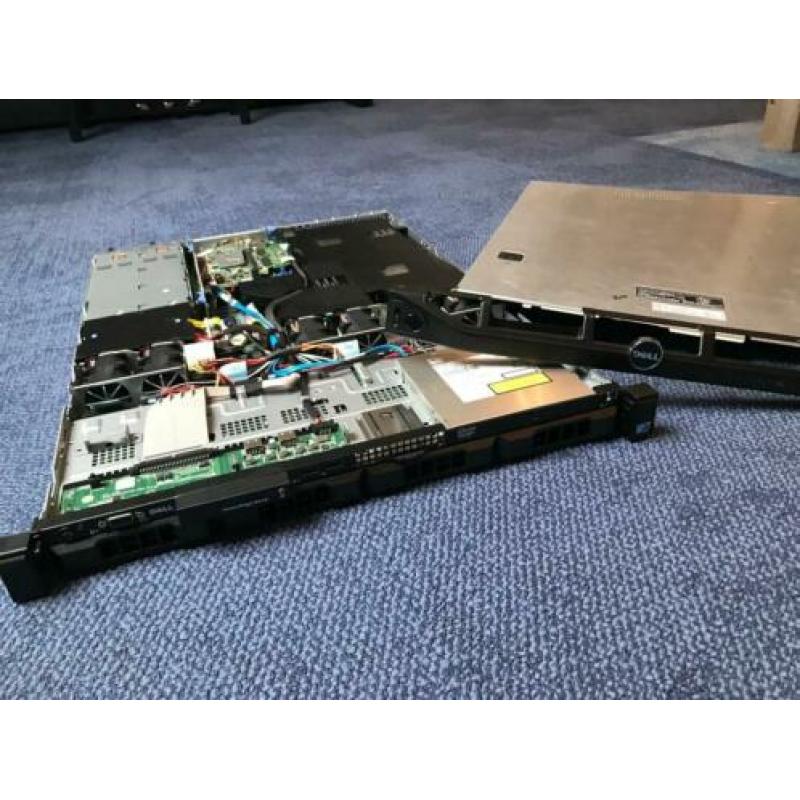 DELL R410 II server incl. iDRAC/rackrails/frontbezel