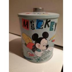 Mickey Mouse blik Walt disney rond
