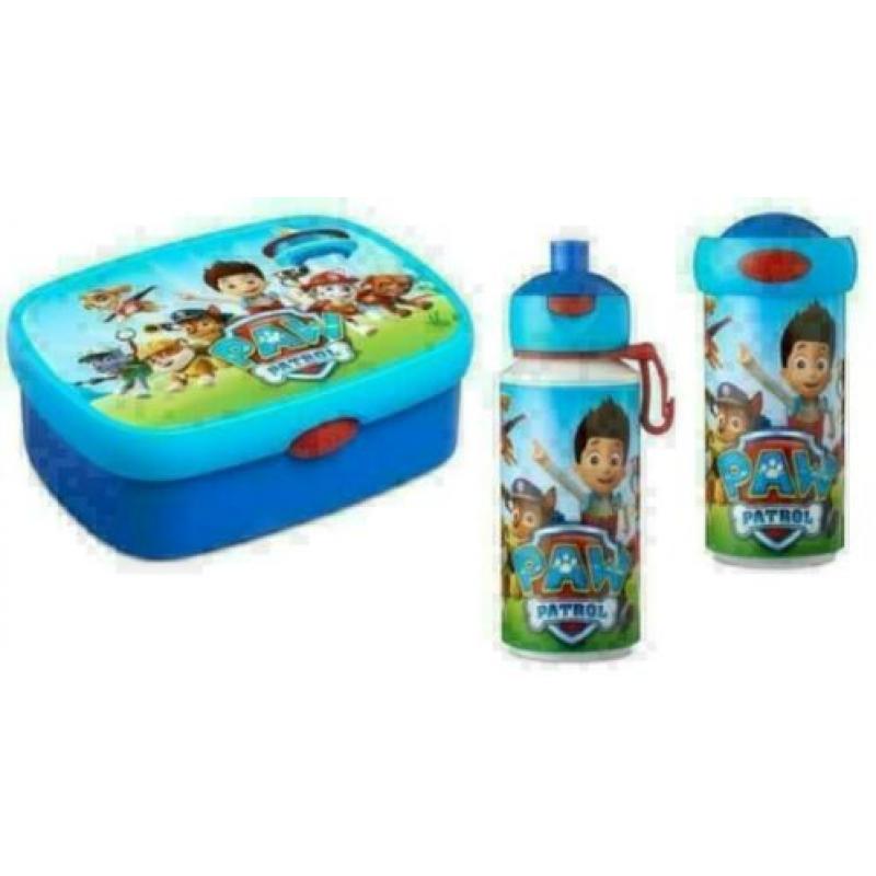 Paw Patrol Lunchbox, schoolbeker, pop-up beker - Mepal