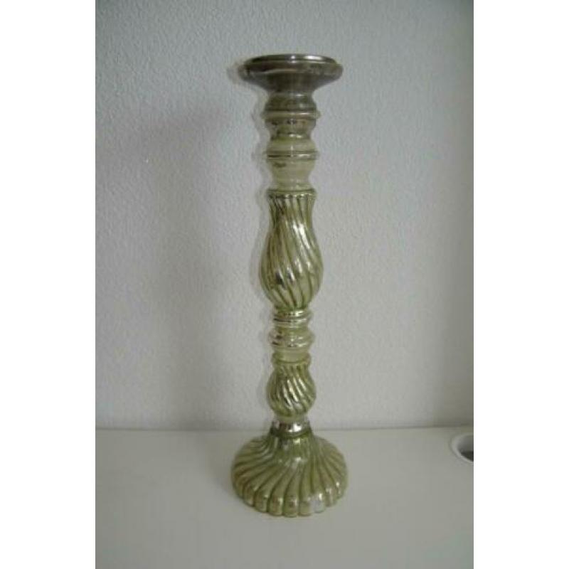 Kandelaar Zilverglas 50 cm