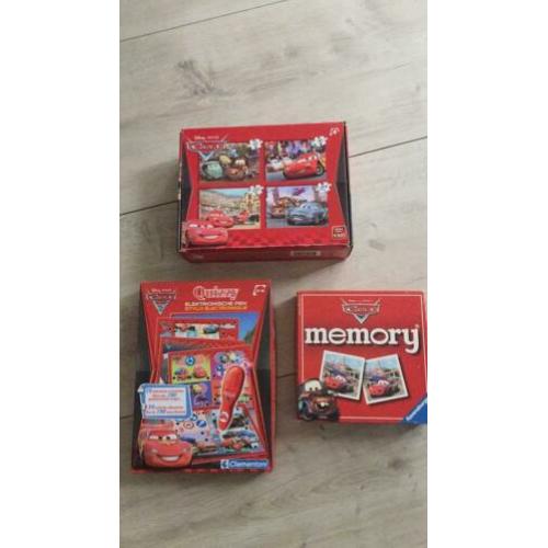Spellen pakket disney cars mc queen puzzel /memory/ elektro