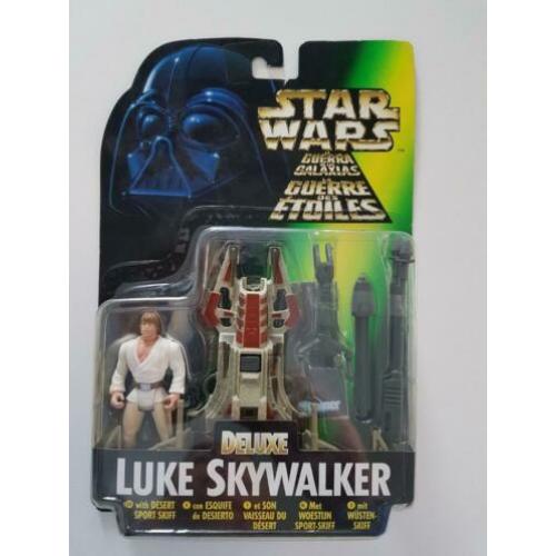 -40% Star Wars POTF Deluxe Luke Skywalker with Desert Skiff