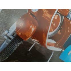 Canvas schilderij scooters