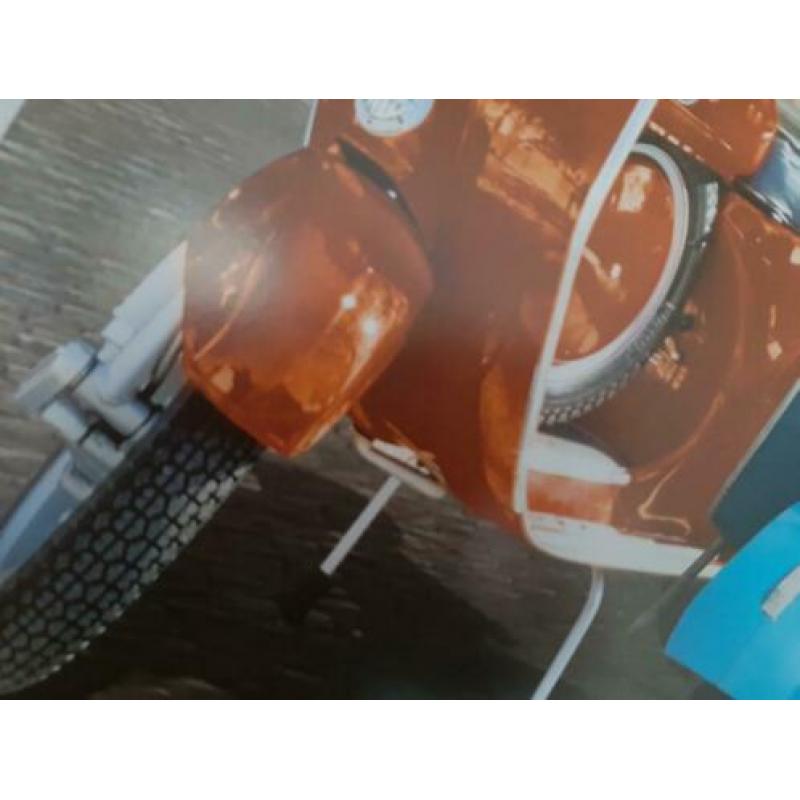 Canvas schilderij scooters