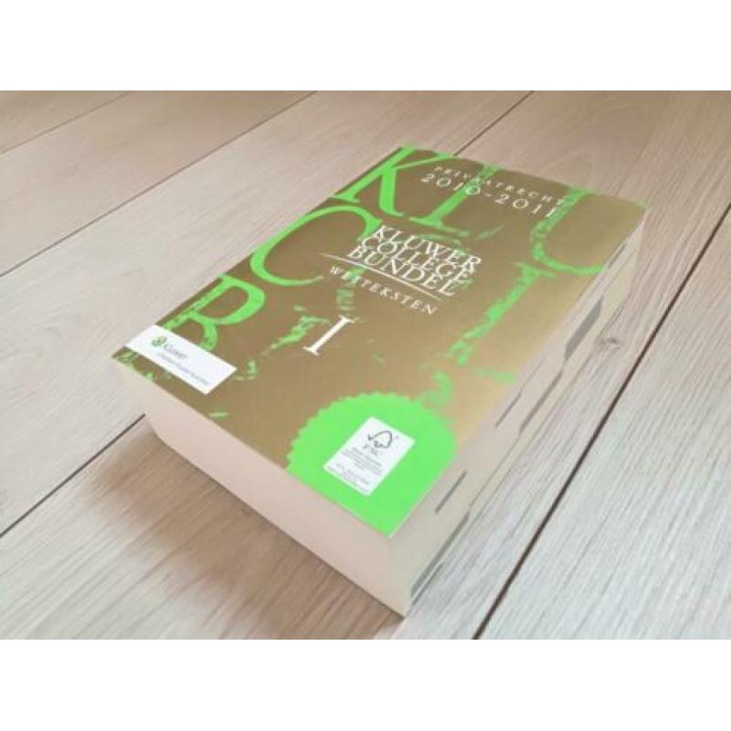 Kluwer collegebundel wetteksten I en II 2010-2011