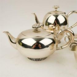 Wilkens zilveren art deco koffie en theeset
