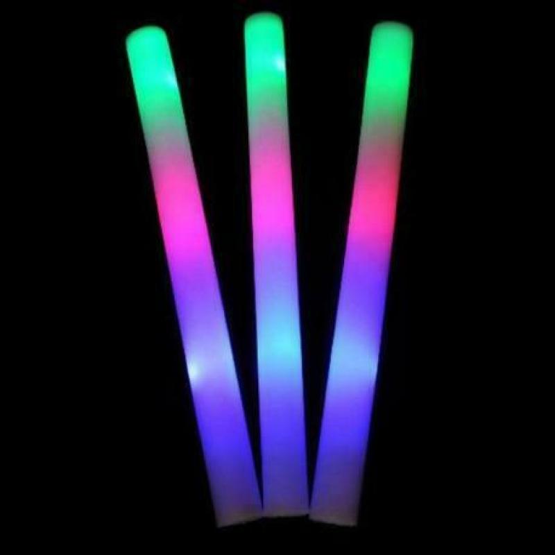 Led foamsticks multicolor leuk voor de carnaval