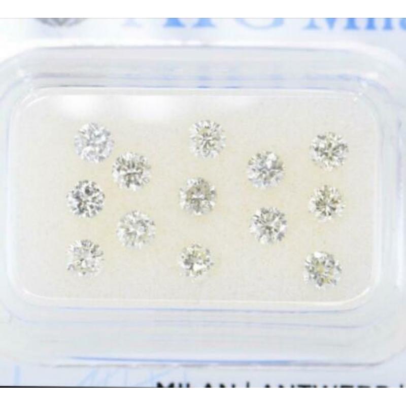 13 stralende diamanten Nieuw!