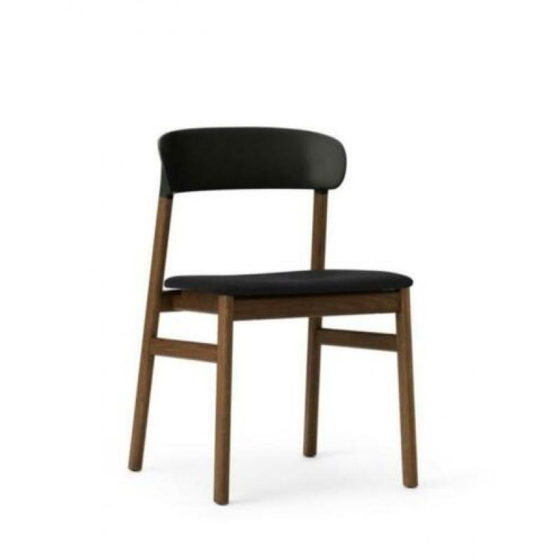 Normann Copenhagen - NIEUW - Design stoel zwart walnoot