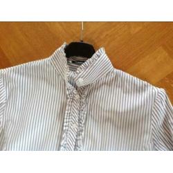 Purdey blouse maat 39/40 donker/wit streepje