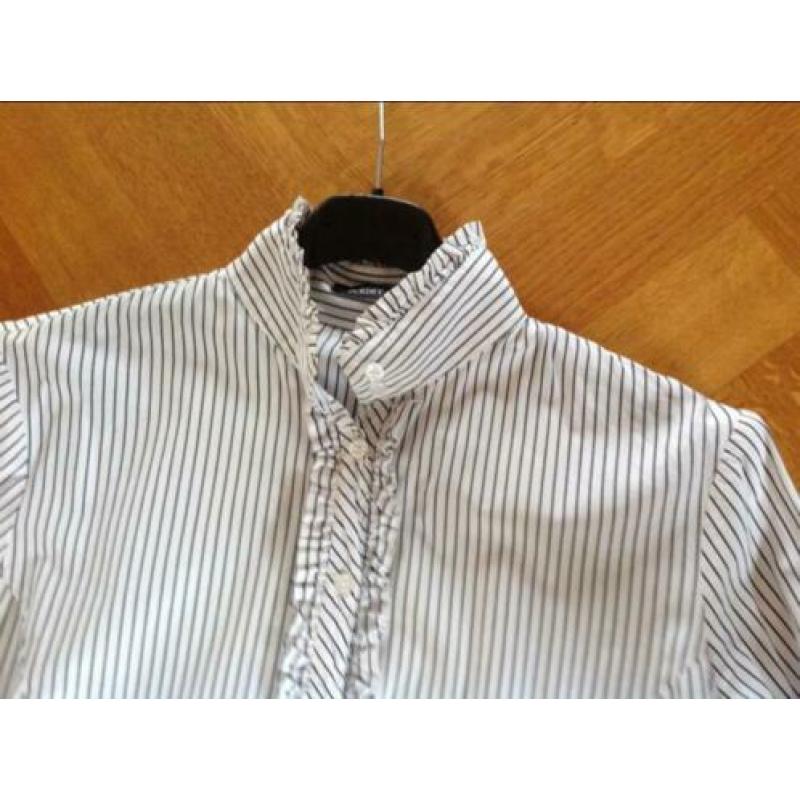Purdey blouse maat 39/40 donker/wit streepje