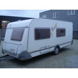 Knaus Sudwind 500 TKM + Voortent + Stapelbed
