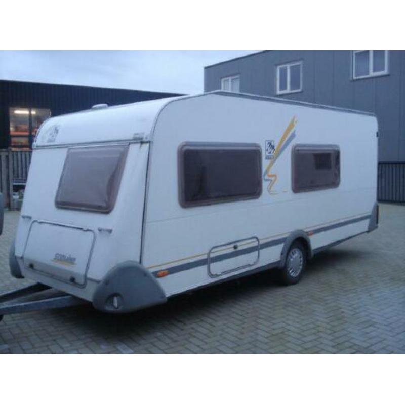 Knaus Sudwind 500 TKM + Voortent + Stapelbed