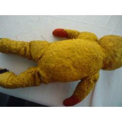 antieke teddybeer 60 cm stro vulling vintage beer "steiff'
