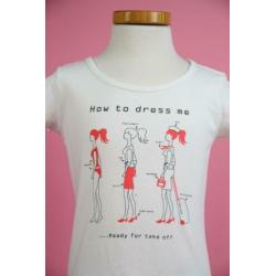 zgan LCKR t-shirt creme en oranje maat 110/116