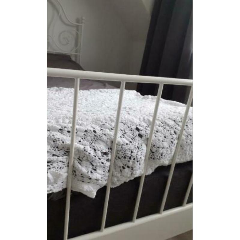 Ikea leirvik bed spijlenbed 160x200 landelijk brocant