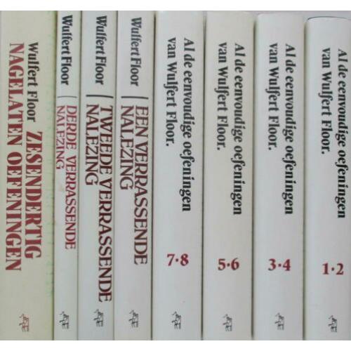 Acht boeken Wulfert Floor (Al de eenvoudige oefeningen + 4)