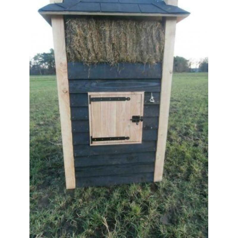 landelijke minihooiberg kippenhok hand made