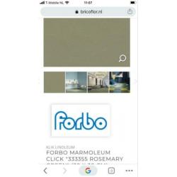 Forbo click marmoleum Rosemary green