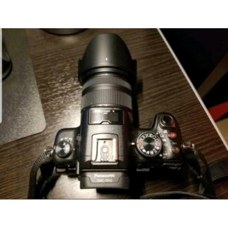 Panasonic GH2 systeem camera lens en 2 accus