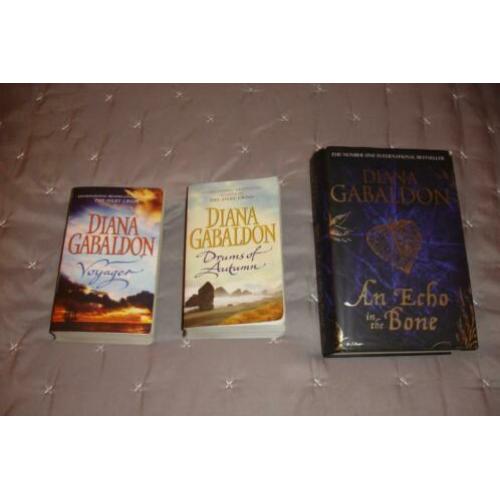 Outlander diana gabaldon 3 boeken engels voyager drums echo!