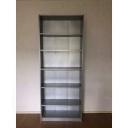 Billy boekenkast zilver/grijs 80x28x202