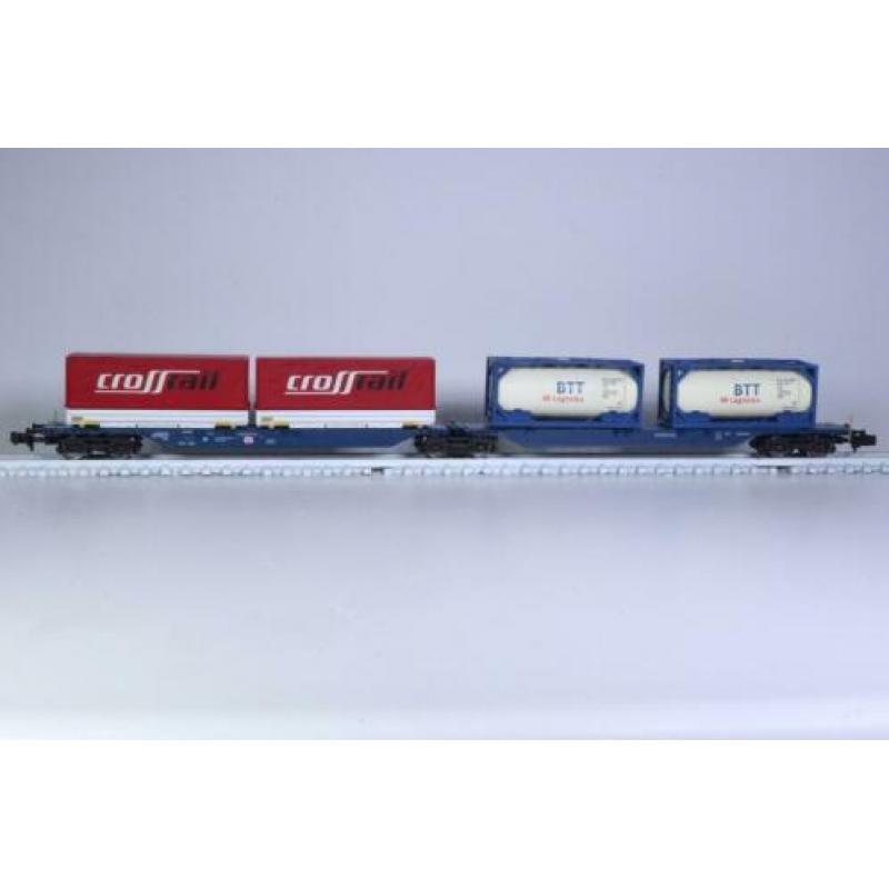 Draagwagon type Sggnos 715, BTT en Crossraillading, DB AG