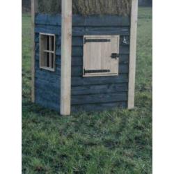 landelijke minihooiberg kippenhok hand made
