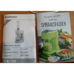Keukenmachine : spiraalsnijder