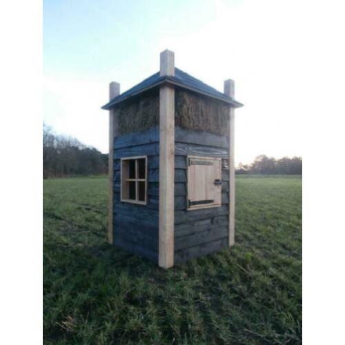 landelijke minihooiberg kippenhok hand made