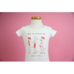 zgan LCKR t-shirt creme en oranje maat 110/116