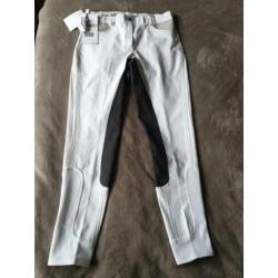 Nieuw La Valencio wedstrijdbroek, full seat nepleer, maat 40