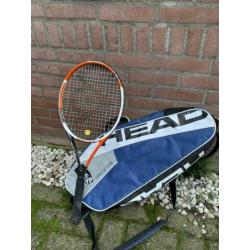 Dunlop Graphite TI tennisracket met bijpassende HEAD tas