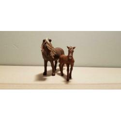 Schleich paarden / pony's en ruiters