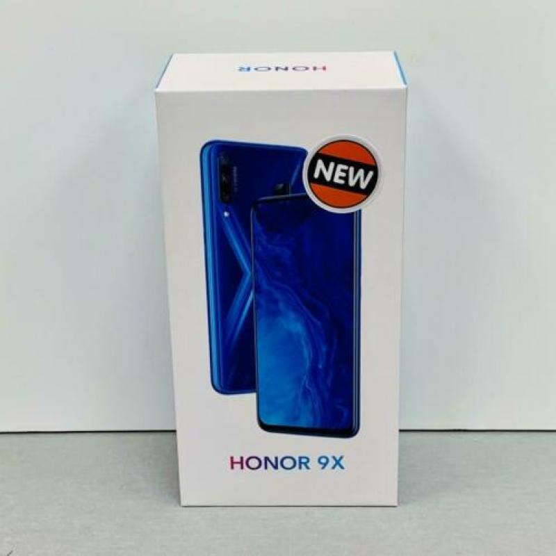 Honor 9X 128GB Midnight Black | NIEUW/GESEALD IN DOOS | bon