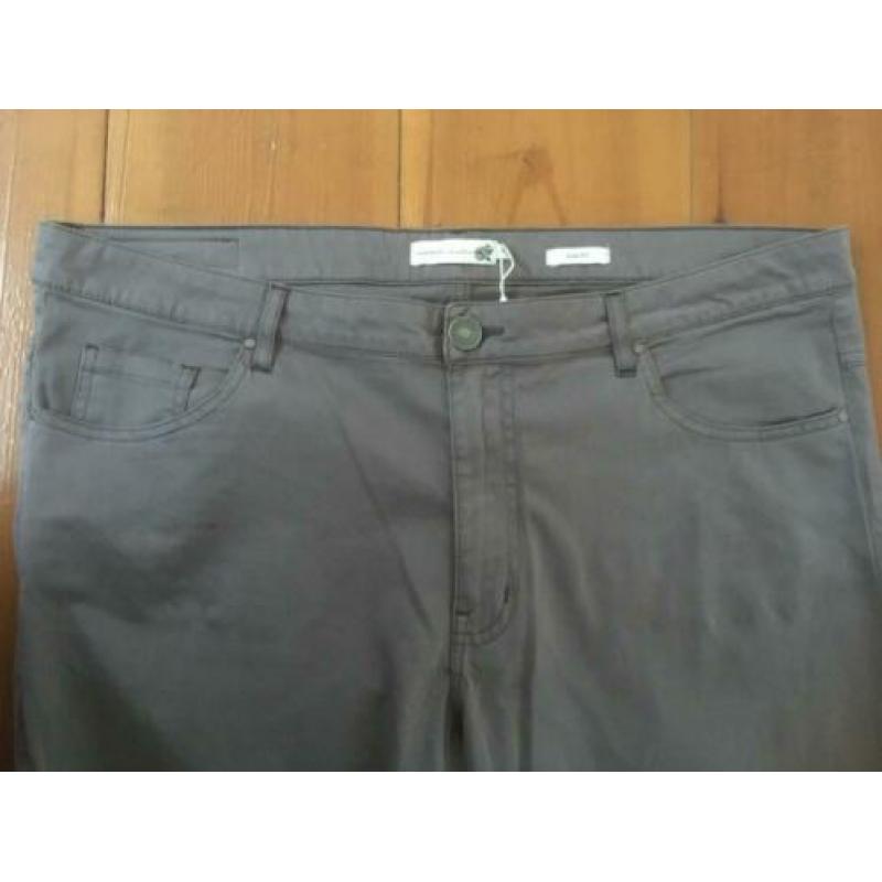 Jackpot nieuwe grijze broek extra lang, maat 34 (= XL XXL)