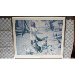 Prent Dorothea Sharp in kunststof lijst