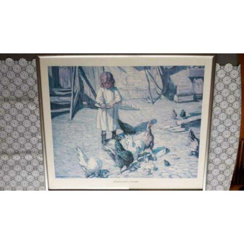 Prent Dorothea Sharp in kunststof lijst