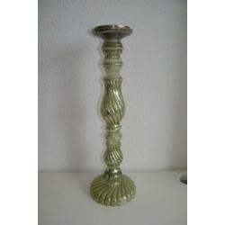 Kandelaar Zilverglas 50 cm