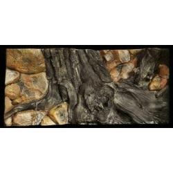 Aquarium 3D achterwand polyester "Amazone'' 100x60cm