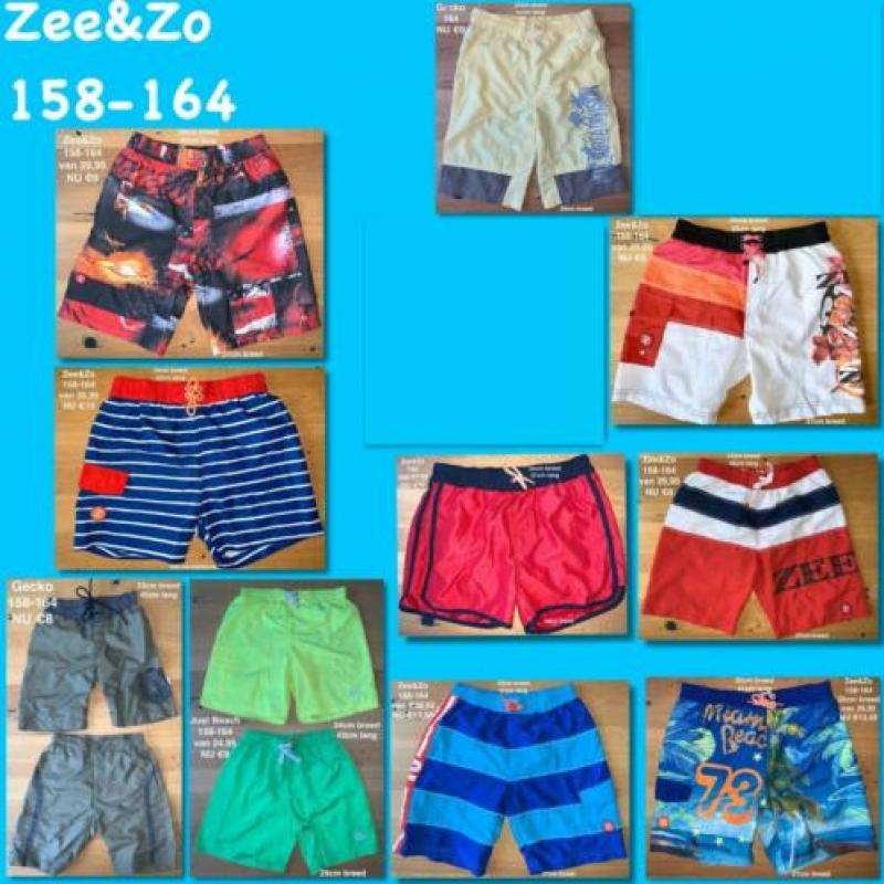Zwembroek, short 158-164 Zee&Zo NIEUW