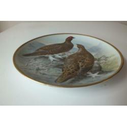 Oud bord "schotse sneeuw hoen" franklin pocelein,