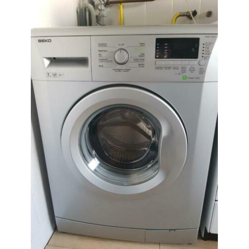 Beko 7kg wasmachine zilver/grijs