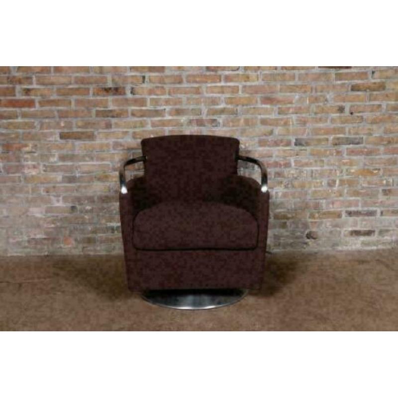 2 Giorgetti Liba draai design fauteuils bij TheReSales