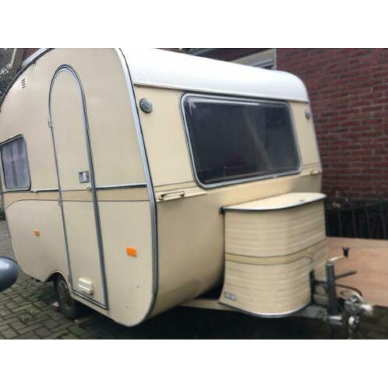 Caravan oldtimer vintage Goliath Reve d’or 1966