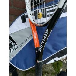Dunlop Graphite TI tennisracket met bijpassende HEAD tas