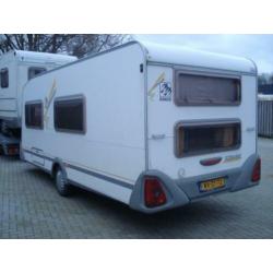 Knaus Sudwind 500 TKM + Voortent + Stapelbed